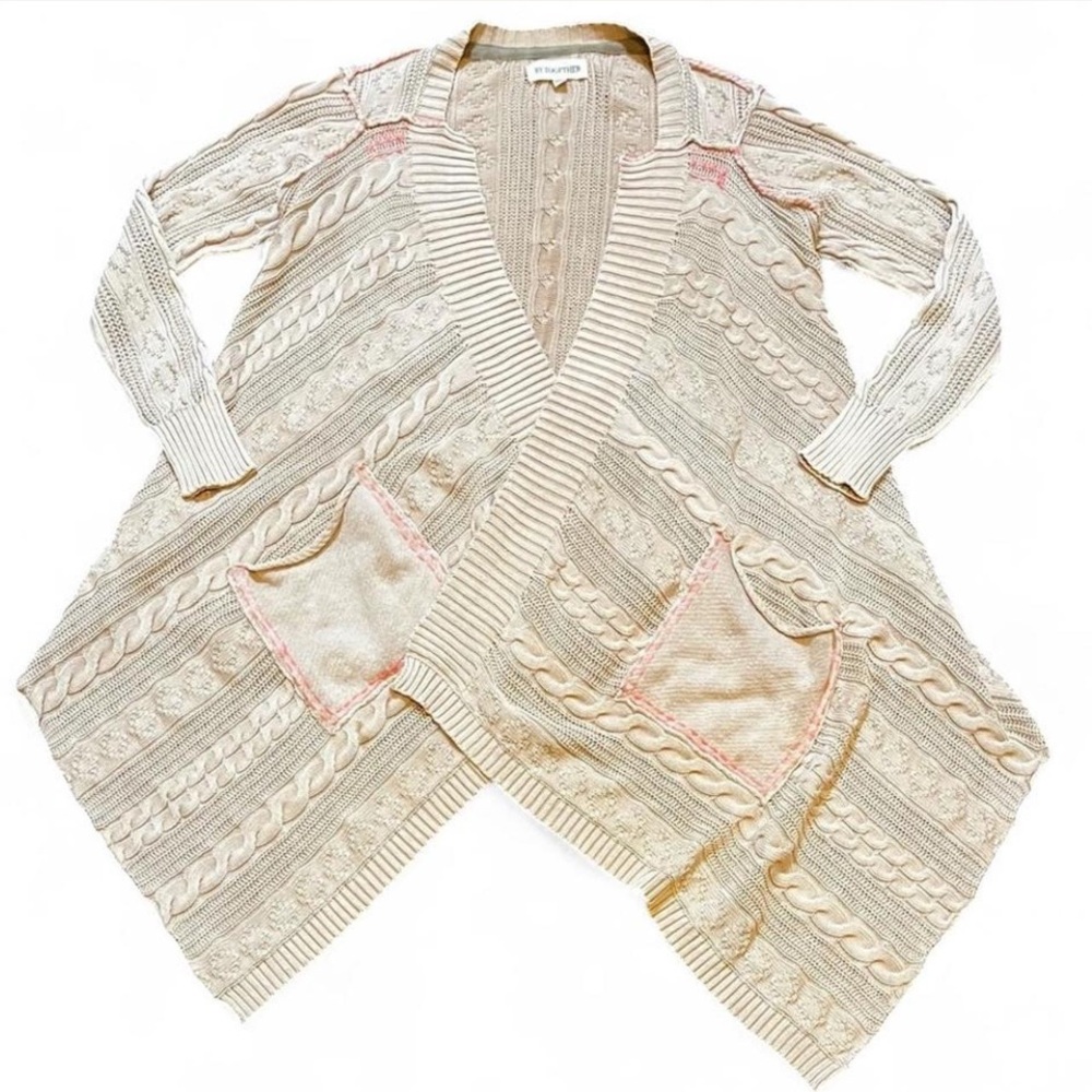 By Together Knit Long Sweater 100% Cotton, S/M